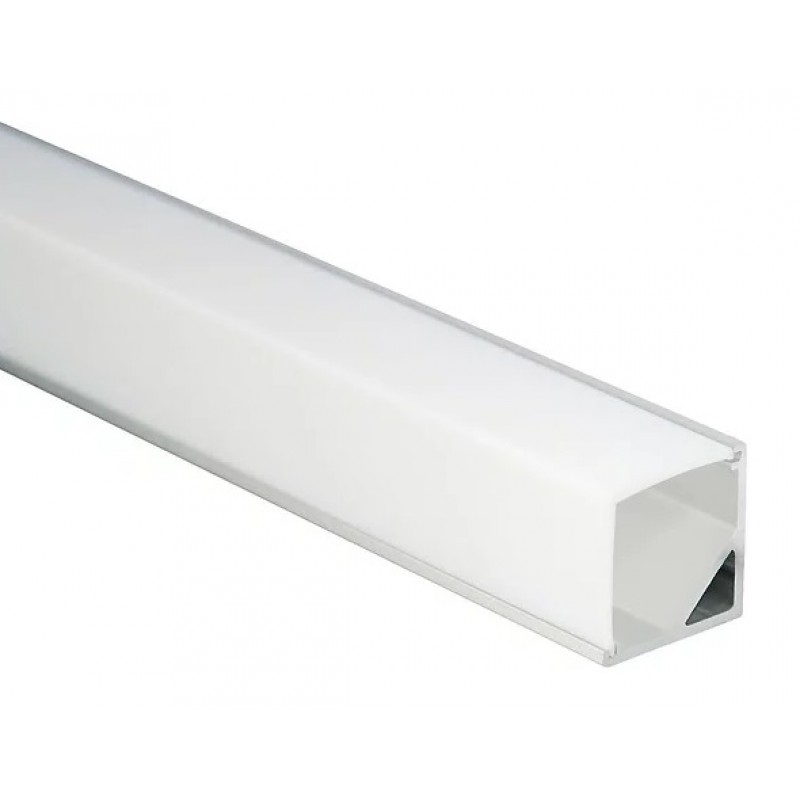 10x 1m Perfil LED ángulo de aluminio tiras guía blanco,Forme-U