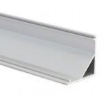 Perfil Aluminio Angulo 30x30mm. R para tiras LED de hasta 19mm, barra 2 Metros