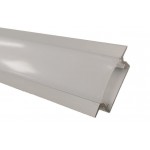 Perfil Aluminio Empotrar ECO 23x7mm. para tiras LED, barra 2 Metros -completo- Plata, Negro ó Blanco (desde 2,50€/mt.)