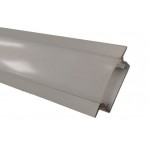 Perfil Aluminio Empotrar ECO 23x7mm. para tiras LED, barra 2 Metros -completo- Plata, Negro ó Blanco (desde 2,50€/mt.)