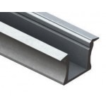 Perfil Aluminio Empotrar LINE 24x14mm. para tiras LED, barra 2 Metros