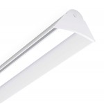 Tapa Final Perfil Redondo aluminio Blanco 19,7mm con reflector PR2015AB