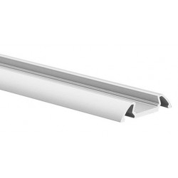 Perfil Aluminio Superficie LINE 29,6x7mm. para tiras LED, barra de 2 Metros