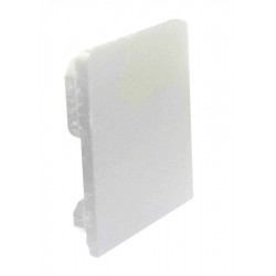 Tapa Final para perfil anodizado PS2020A con difusor Cuadrado.