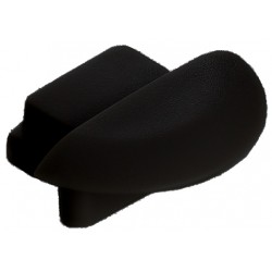 Tapa Final Negra encastar para perfil empotrar anodizado PE2108AN