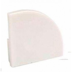 Tapa final para Perfil R PA3030A, difusor Curvo