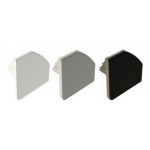 Tapa Final para Perfil Aluminio Angulo LINE PA1817, acabado Blanco, Gris ó Negro