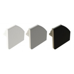 Tapa Final para Perfil Aluminio Angulo LINE PA1817, acabado Blanco, Gris ó Negro