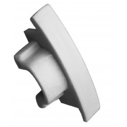 Tapa Final Perfil Aluminio Empotrar U7E 25x8mm PE2508P