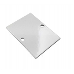 Tapa final para Perfil Empotrar Pisable Suelo de aluminio anodizado PEP2840A