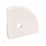 Tapa final Salida Cable para Perfil R PA3030A, difusor Curvo