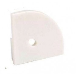 Tapa final Salida Cable para Perfil R PA3030A, difusor Curvo