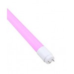 Tubo LED T8 900mm 14W Rosado Especial Carnicerias, conexión 1 lado