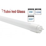 Tubo LED T8 600mm Cristal 9W, conexión 1 lado