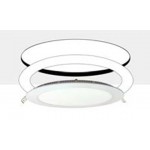 Aro Blanco Suplemento cubre hueco Downlight de 201mm exterior, 158mm interior