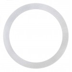 Aro Plata Suplemento cubre hueco Downlight de 255mm exterior, 208mm interior