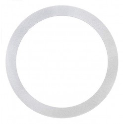 Aro Plata Suplemento cubre hueco Downlight de 255mm exterior, 208mm interior