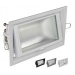 Foco Rectangular empotrar LED 30W Blanco, Negro o Gris Titanio