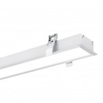 Unión en L para Luminaria lineal Empotrar LED Blanco ó Negro