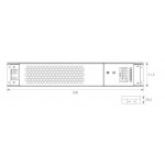 Fuente alimentación LED interior 100W 24VDC Slim con controlador integrado