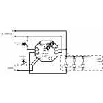 Regulador de pastilla para tira LED Monocolor 12V-48V dc 8A