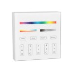 Mando Pared Controlador RF Monocolor, RGB, RGBW, CCT, RGB+CCT. hasta 4 zonas