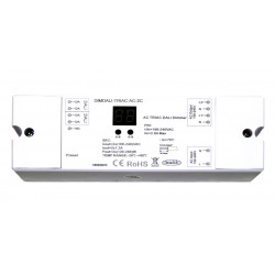 Regulador TRIAC DALI para LED 100-240V 2 canales 2 dirección 240-500W