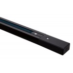Carril Bifásico 1 metro Negro para foco LED