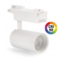 Foco Carril IS Monofásico LED COB 30W 36º Blanco