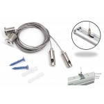 Kit Suspensión Carril Focos LED