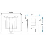 Foco LED exterior IP67 empotrar 3W basculante