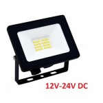 Foco Proyector LED exterior Slim Negro NEOLINE de 12V a 24V 20W IP-65 SMD