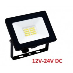 Foco Proyector LED exterior Slim Negro NEOLINE de 12V a 24V 20W IP-65 SMD