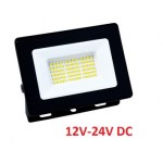 Foco Proyector LED exterior Slim Negro NEOLINE de 12V a 24V 30W IP-65 SMD