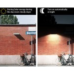 Aplique LED Solar exterior IP65 superficie pared 6W 800Lm Blanco