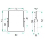 Foco LED exterior SLIM PLANO 30W IP65 SMD