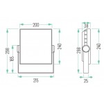 Foco LED exterior SLIM PLANO 50W IP65 SMD