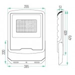 Foco LED exterior PRO P62N 200W IP65