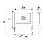 Foco LED exterior PRO P62 30W IP65