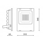 Foco Proyector LED exterior 200W IP-66 PRO-E