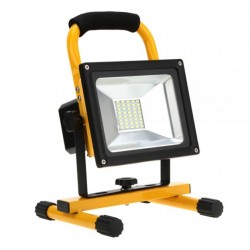 Foco LED exterior 20W IP65 Recargable con Soporte