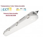 Pantalla estanca IP66 120cm 20/25/30/35w 2600 - 4550 lm CCT (3000-4000 -6000K)