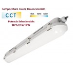Pantalla estanca IP66 60cm 10/12/15/18w 1300-2340 lm CCT (3000-4000 -6000K)