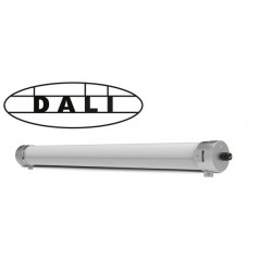 Pantalla estanca Redonda Opal LED IP67 de 1200mm 35W 5200Lm, Regulable DALI2