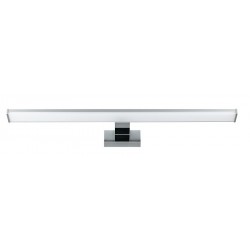 Aplique Baño cromado 78cm 15w Luz Blanca Fría IP44, para Pared