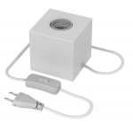 Lámpara Sobresmesa E27 CUBE Blanco