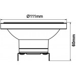 Lámpara LED AR111 Blanca G53 13W 12V 24º 960Lm