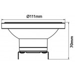 Lámpara LED AR111 G53 14W 12V 45º