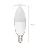 Lámpara LED Vela Opal E14 9W