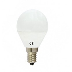 Lámpara LED Esferica E14 4W Opal 
